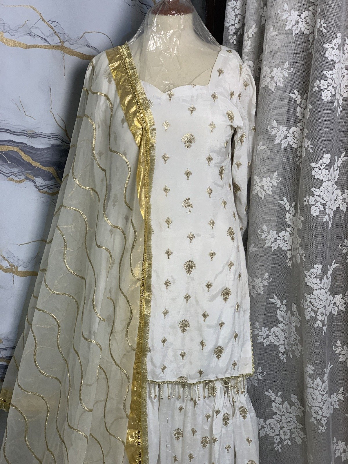 Formal Wear Nikkah Gharara Set