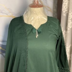 Olive green-Emerald Elegance Handcrafted 3-Piece Suite