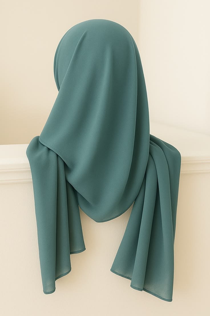 Ocean Pine Georgette Hijab