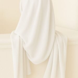 Pristine Pearl Georgette Hijab